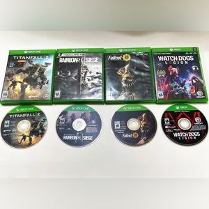 Lot of 4‎ Xbox One Tested Video Games